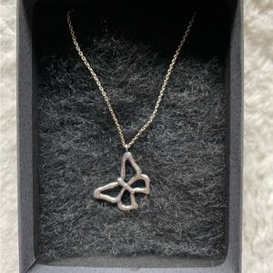 Silver Butterfly Pendant